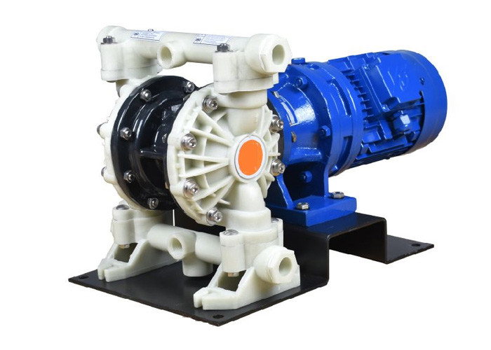 64.7 GPM Double Acting Diaphragm Pump , Compressed Air Diaphragm Pump PVDF